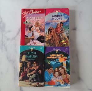 Set of 4 Silhouette Romance Novels